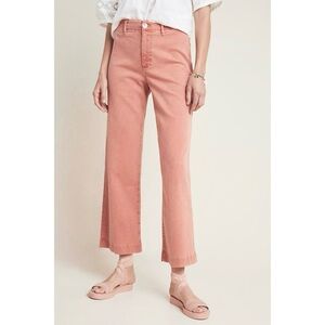 Paige Nellie Ultra High-Rise Culotte Jeans Vintage Orange Poppy 27